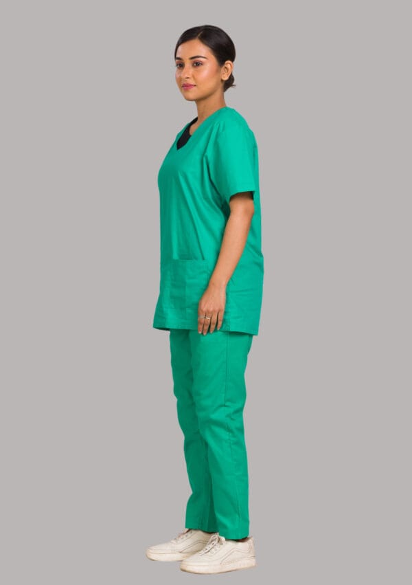 Unisex Scrub Dress-Parrot Green - Image 4