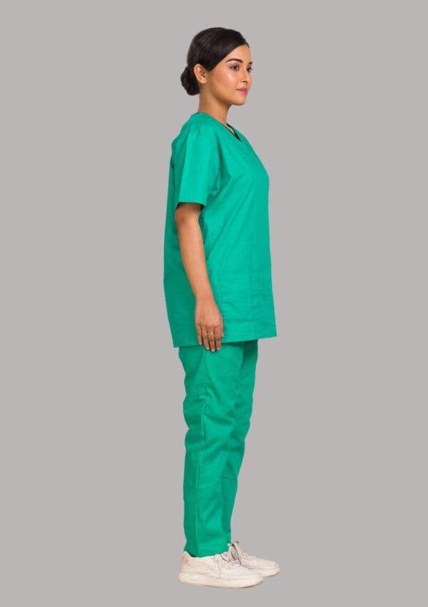 Unisex Scrub Dress-Parrot Green - Image 5