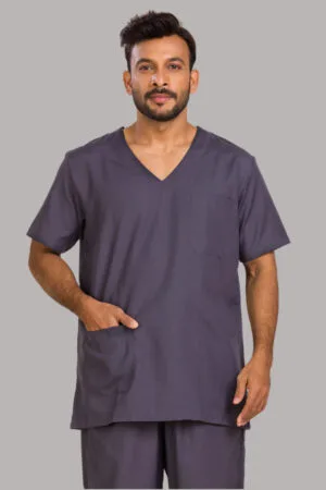 Unisex Scrub Dress-Grey