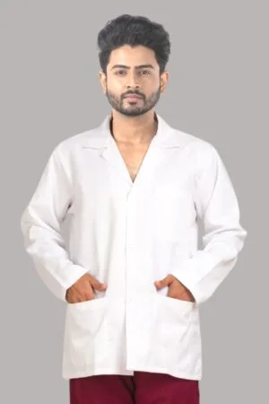 Sigma Lab Coat-Unisex-Full Sleeves- White