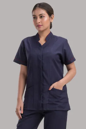 Navy Blue Nurse Uniform – Work in Comfort & Style