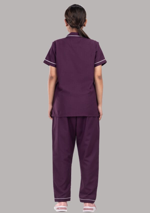 Nurse Uniform-Wine - Image 5
