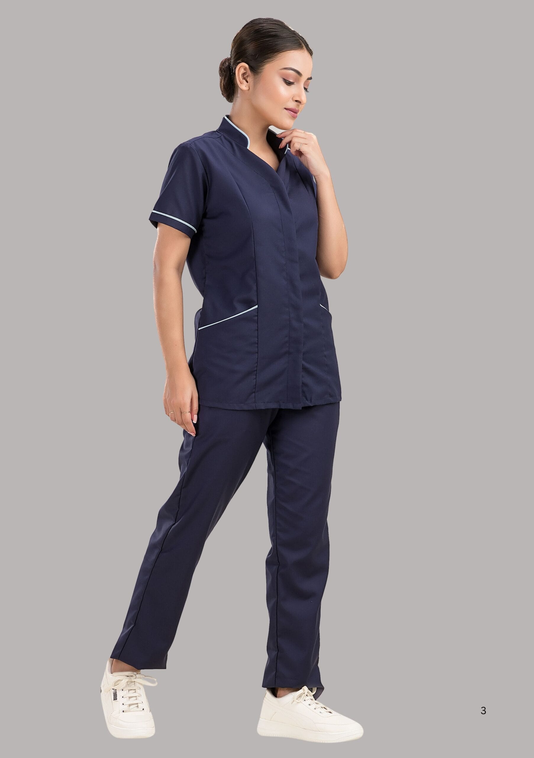 Fio Nurse Uniform-Navy Blue - Image 3