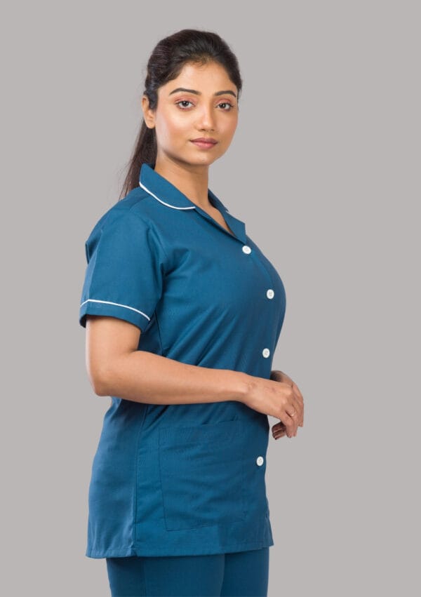 Nurse Uniform-Peacock Blue - Image 3
