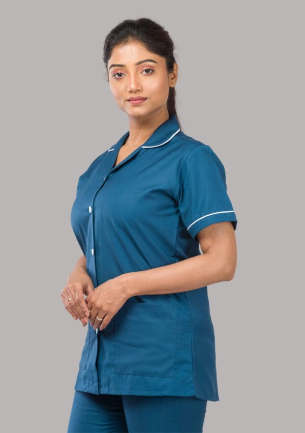 Nurse Uniform-Peacock Blue - Image 4
