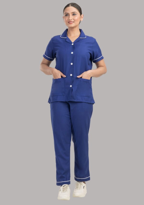 Nurse Uniform-Royal Blue - Image 2