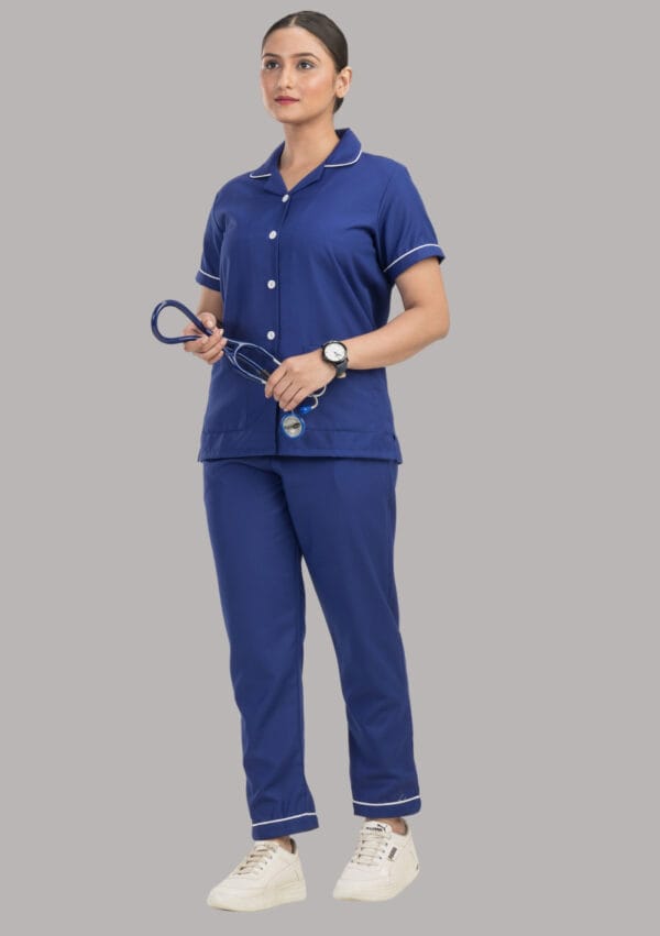 Nurse Uniform-Royal Blue - Image 4