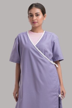 Front Open Gown for Patients - Comfortable & Easy
