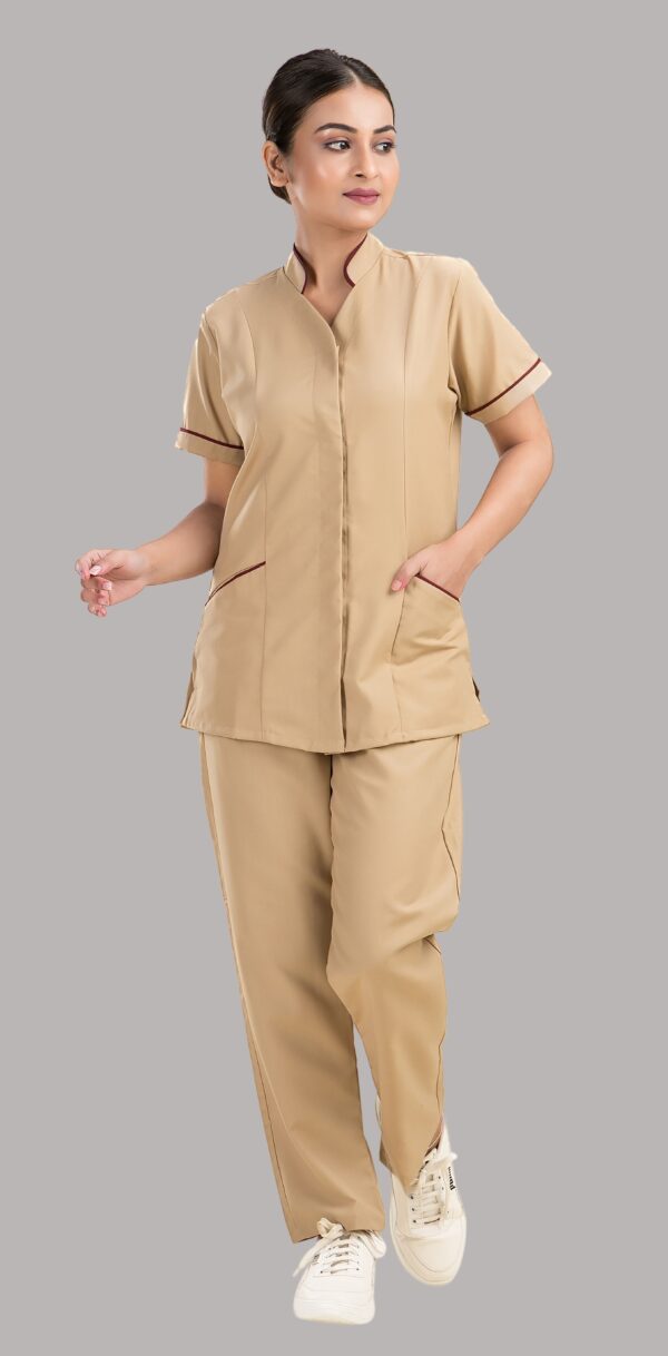 Fio Nurse Uniform-Beige - Image 2