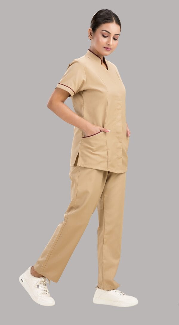 Fio Nurse Uniform-Beige - Image 3