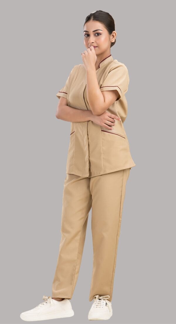Fio Nurse Uniform-Beige - Image 4