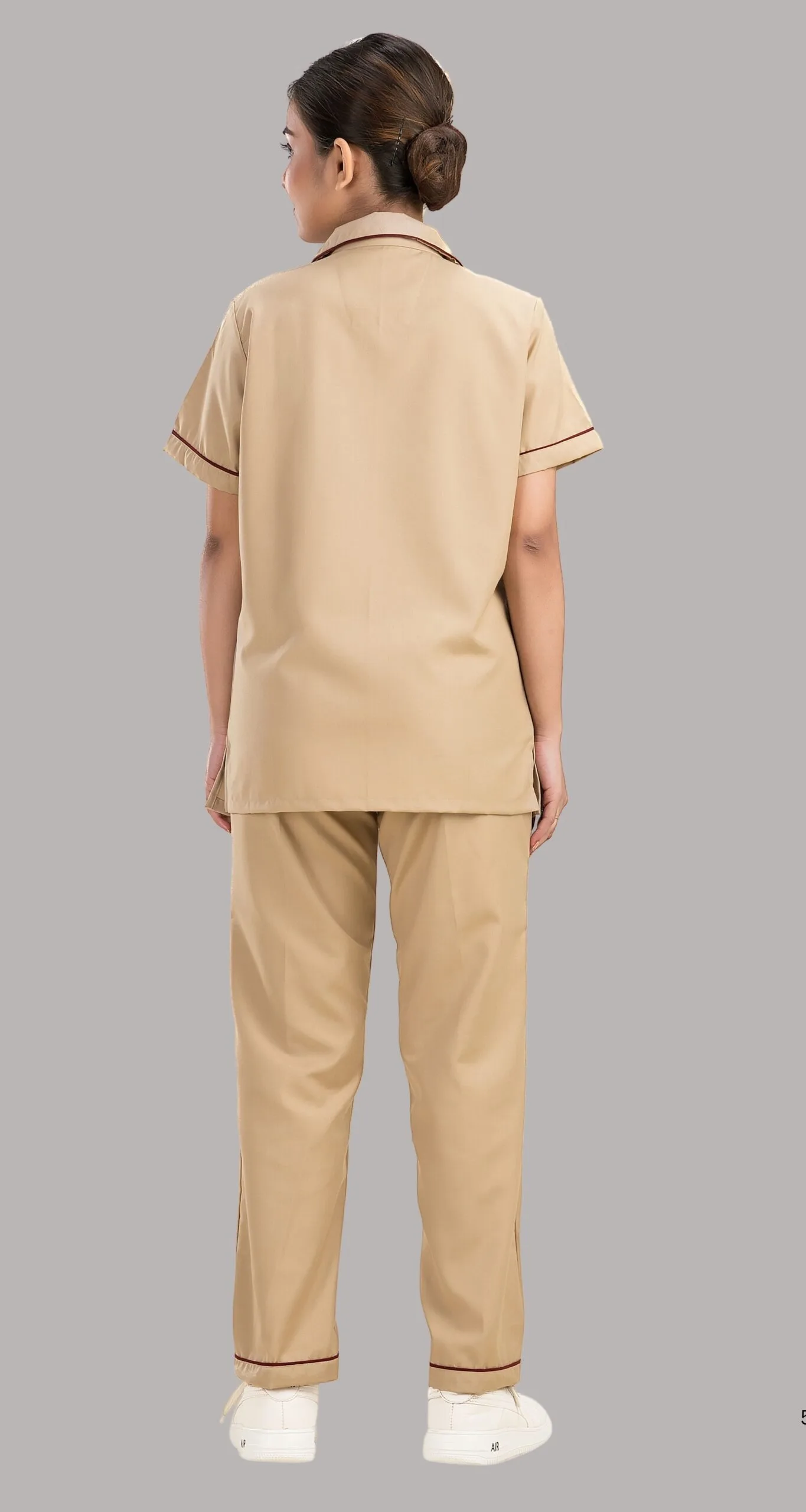 Nurse Uniform - Beige - Image 5